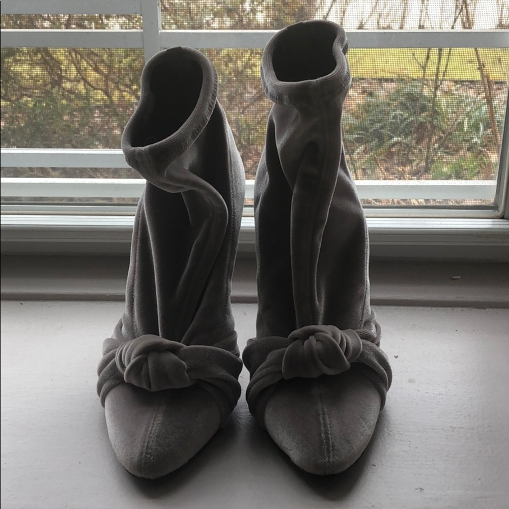 Zanotti Ophelia Sock Boot (Gray)